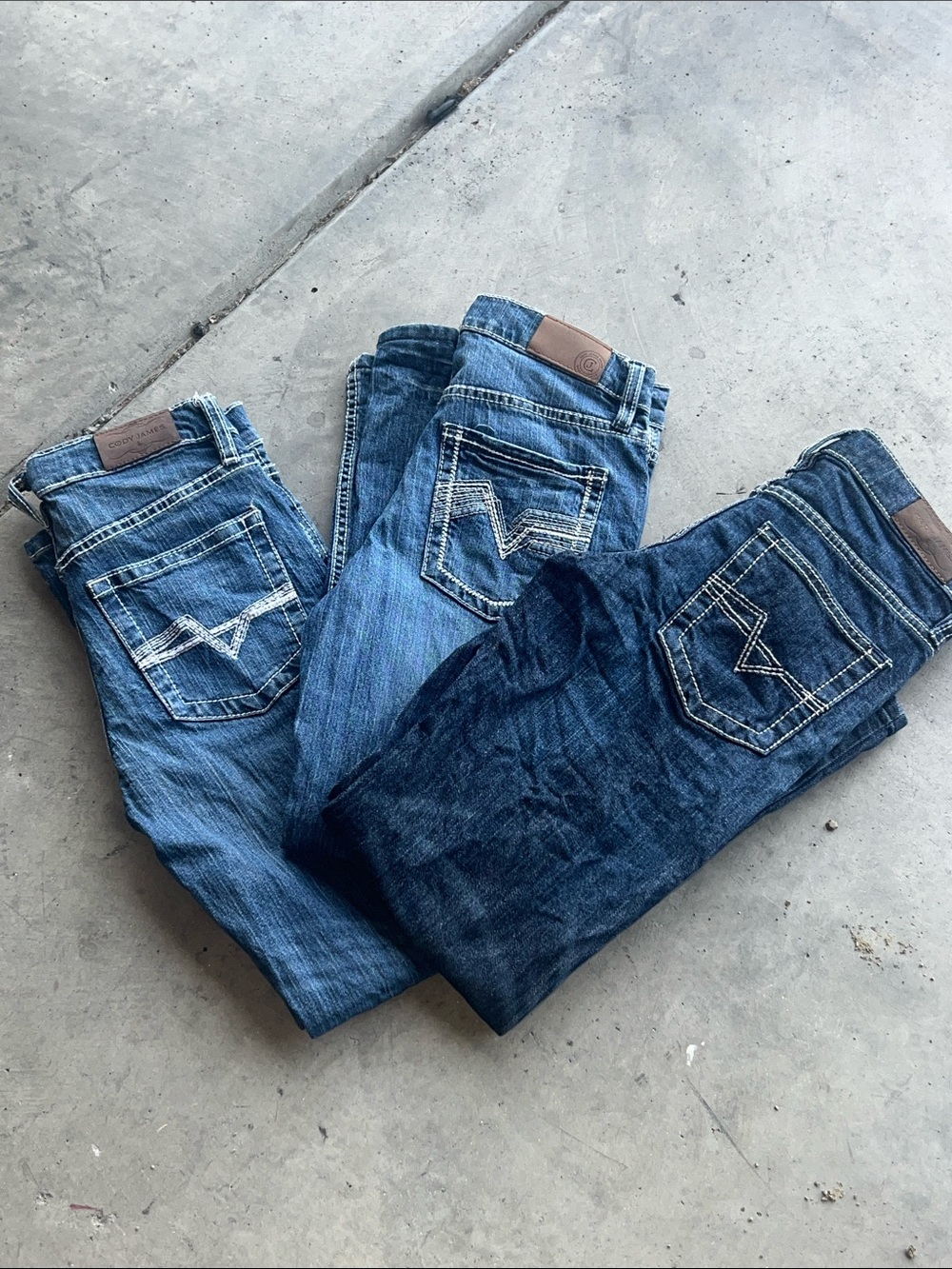 Boys Cody James Blue Denim Jeans - Classic Five-Pocket Style